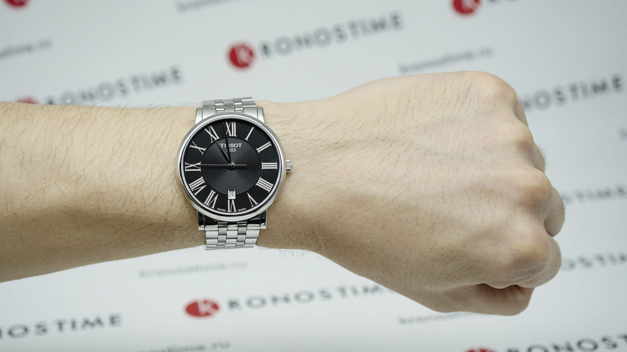 Tissot Tissot Carson Premium T122.410.11.053.00 Carson — детали корпуса и нержавеющая сталь